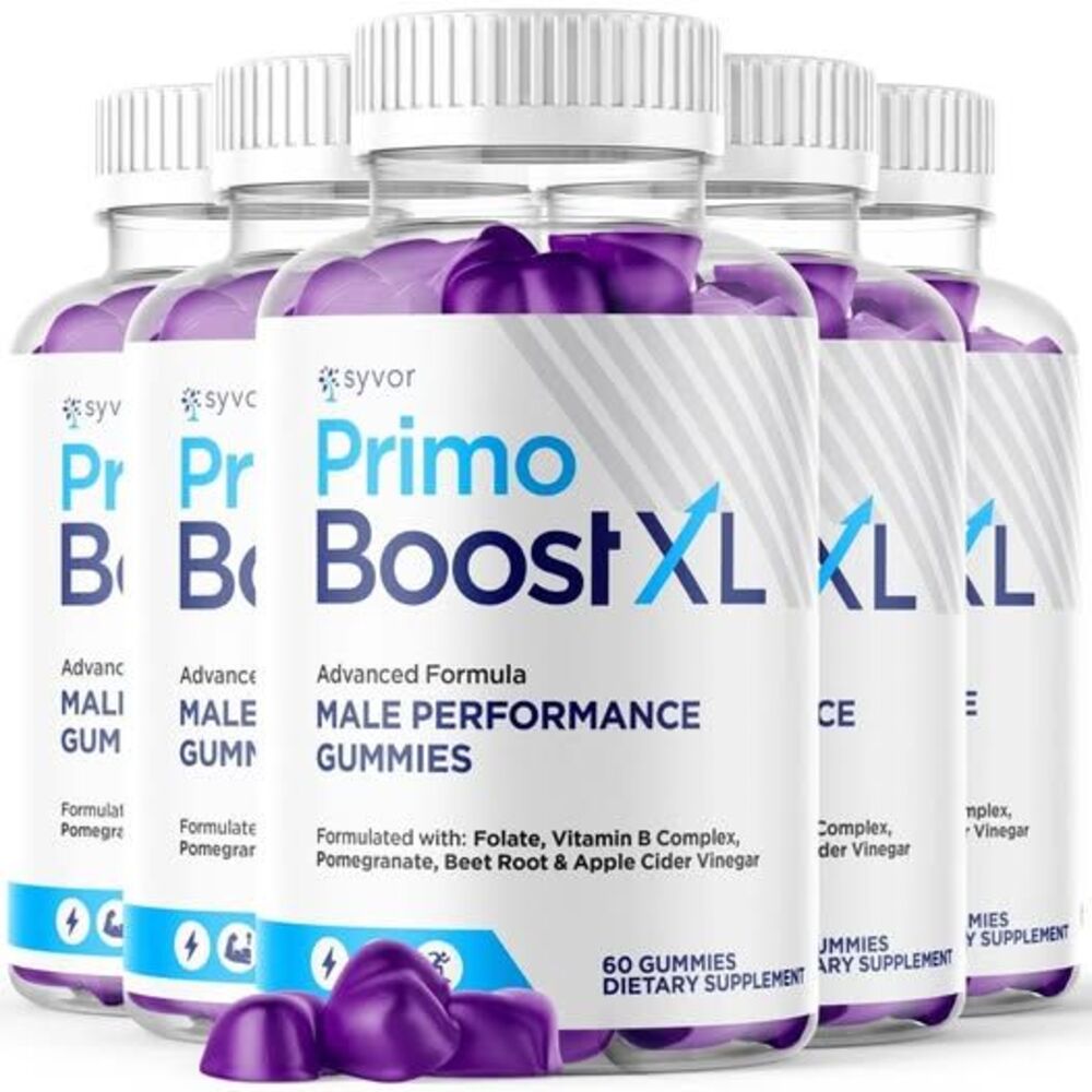 (5 Pack) Primo Boost XL Gummys Advanced Formula PrimoBoost XL Male 300 Gummies